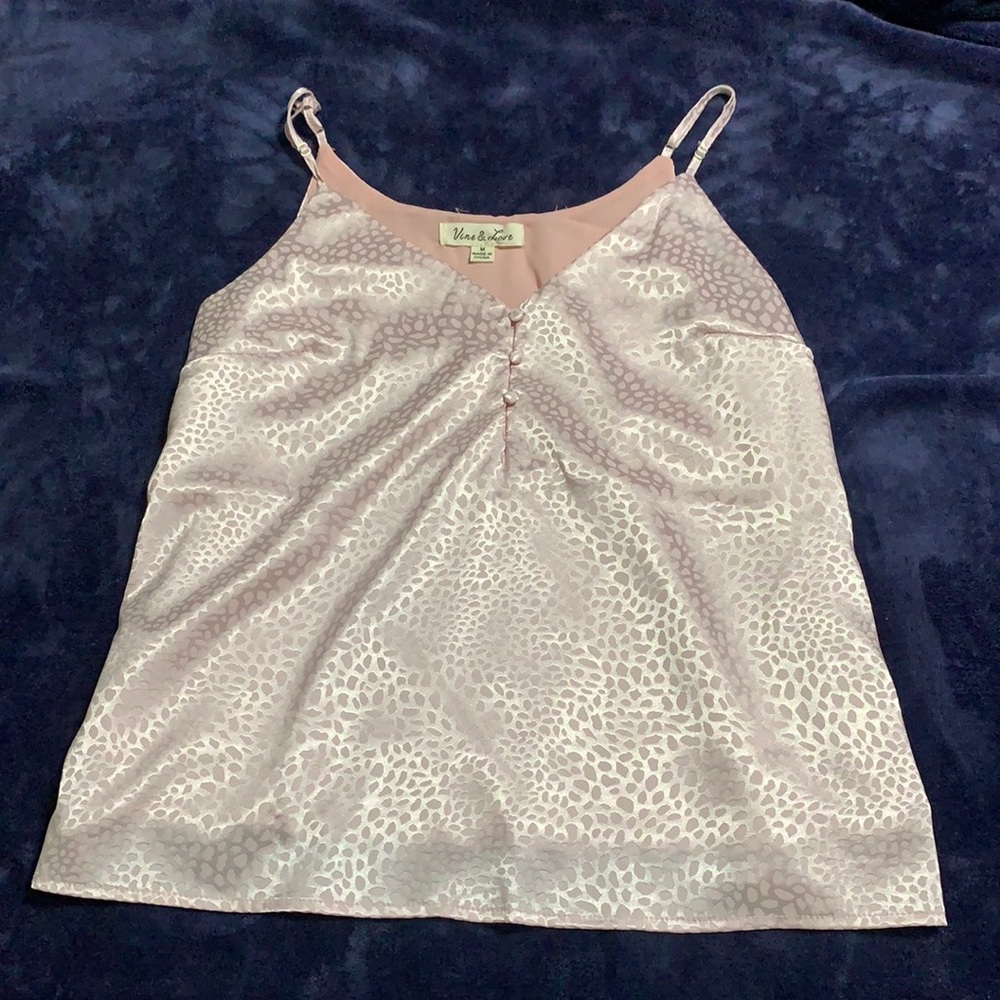 Print spaghetti strap top